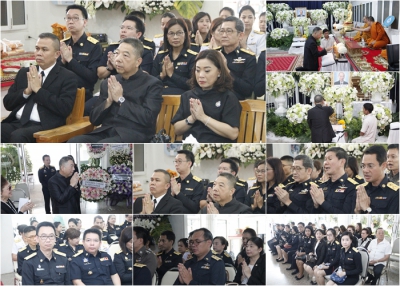 สวดพระอภิธรรม บิดาของคุณกัลณิการ์ ตริยางกูรศรี