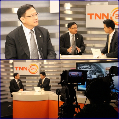 เลขาธิการ ปปง. ให้สัมภาษณ์สถานีโทรทัศน์ TNN24