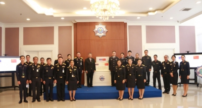 The AMLO held a handover ceremony of medical surgical masks donated by the Chinese Government.