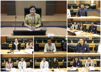 การประชุมคณะทำงานพัฒนาหลักสูตรสำหรับพนักงานเจ้าหน้าที่